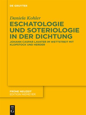 cover image of Eschatologie und Soteriologie in der Dichtung